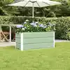 Image de vidaXL Jardinière Vert 100 x 40 x 45 cm Acier