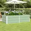 Image de vidaXL Jardinière Vert 160 x 80 x 45 cm Acier