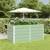 Image de vidaXL Jardinière Vert 160 x 80 x 75 cm Acier