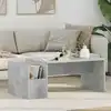 Image de vidaXL Table basse Gris béton 90 x 45 x 35 cm Bois d'ingénierie