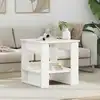 Image de vidaXL Table basse Blanc 51 x 50 x 50 cm Bois d'ingénierie