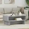 Image de vidaXL Table basse Gris Sonoma 80 x 46 x 35 cm Bois d'ingénierie