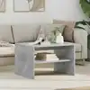 Image de vidaXL Table basse Gris béton 60 x 50 x 40 cm Bois d'ingénierie