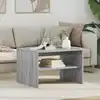 Image de vidaXL Table basse Gris Sonoma 60 x 50 x 40 cm Bois d'ingénierie