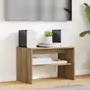 Image de vidaXL Meuble TV Chêne artisanal 60 x 35 x 40 cm Bois d'ingénierie