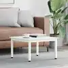 Image de vidaXL Table basse Blanc 60 x 60 x 36 cm Bois de pin massif