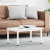 Image de vidaXL Table basse Blanc 70 x 50 x 36 cm Bois de pin massif