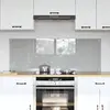 Image de vidaXL Crédence de cuisine 2 pcs Gris clair 70 x 50 cm verre trempé