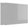 Image de vidaXL Crédence de cuisine 2 pc Gris clair 80 x 60 cm verre trempé
