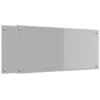 Image de vidaXL Crédence de cuisine 2 pc Gris clair 90 x 40 cm verre trempé