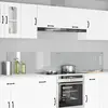 Image de vidaXL Crédence de cuisine 2 pcs Transparent 110 x 40 cm verre trempé