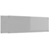 Image de vidaXL Crédence de cuisine 2 pc Gris clair 120 x 40 cm verre trempé