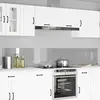 Image de vidaXL Crédence de cuisine 2 pc Gris clair 120 x 40 cm verre trempé