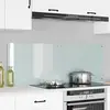 Image de vidaXL Crédence de cuisine 2 pcs Blanc 70 x 50 cm verre trempé