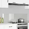 Image de vidaXL Crédence de cuisine 2 pcs Transparent 70 x 40 cm verre trempé