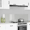 Image de vidaXL Crédence de cuisine 2 pcs Transparent 80 x 40 cm verre trempé