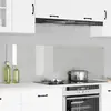 Image de vidaXL Crédence de cuisine 2 pcs Transparent 80 x 50 cm verre trempé