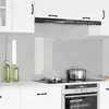 Image de vidaXL Crédence de cuisine 2 pcs Transparent 80 x 60 cm verre trempé