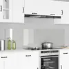 Image de vidaXL Crédence de cuisine 2 pcs Transparent 90 x 50 cm verre trempé