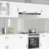 Image de vidaXL Crédence de cuisine 2 pc Transparent 100 x 60 cm verre trempé