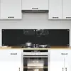 Image de vidaXL Crédence de cuisine 2 pcs Noir 80 x 40 cm verre trempé