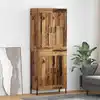 Image de vidaXL Haut Armoire 2 pc Bois Ancien 69,5 x 34 x 180 cm