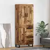 Image de vidaXL Haut Armoire 2 pc Bois ancien 69,5 x 34 x 180 cm