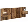 Image de vidaXL Tête de lit avec armoire 3 pc Bois Ancien Bois d'ingénierie