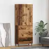 Image de vidaXL Haut Armoire 2 pc Bois Ancien 69,5 x 34 x 180 cm