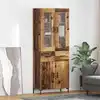 Image de vidaXL Haut Armoire 2 pc Bois ancien 69,5 x 34 x 180 cm