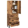 Image de vidaXL Haut Armoire 2 pc Bois Ancien 69,5 x 34 x 180 cm
