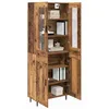 Image de vidaXL Haut Armoire 2 pc Bois Ancien 69,5 x 34 x 180 cm