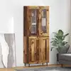 Image de vidaXL Haut Armoire 2 pc Bois Ancien 69,5 x 34 x 180 cm