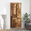 Image de vidaXL Haut Armoire 2 pc Bois ancien 69,5 x 34 x 180 cm