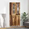 Image de vidaXL Haut Armoire 2 pc Bois ancien 69,5 x 34 x 180 cm