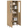 Image de vidaXL Haut Armoire 2 pc Chêne artisanal 69,5 x 34 x 180 cm