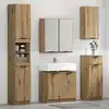 Image de vidaXL Ensemble de mobilier de salle de bain 3 pc Chêne artisanal