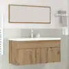 Image de vidaXL Armoire de salle de bain Chêne artisanal 100 x 38,5 x 46 cm
