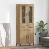 Image de vidaXL Haut Armoire Chêne artisanal 69,5 x 34 x 180 cm