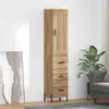 Image de vidaXL Haut Armoire Chêne artisanal 34,5 x 34 x 180 cm
