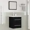 Image de vidaXL Meuble de Lavabo de Salle de Bain Chêne noir 41 x 38,5 x 48 cm