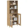 Image de vidaXL Haut Armoire Chêne artisanal 69,5 x 32,5 x 180 cm
