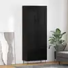 Image de vidaXL Haut Armoire Chêne noir 69,5 x 34 x 180 cm Bois d'ingénierie