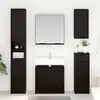 Image de vidaXL Ensemble de Meubles de Salle de Bain 3 pcs Chêne noir