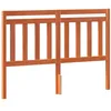 Image de vidaXL Hoofdbord met hoofdeinde Wasbruin 145,5 x 100 cm