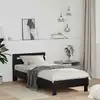 Image de vidaXL Cadre de lit Chêne noir 75 x 190 cm Bois d'ingénierie