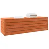 Image de vidaXL Boîte de rangement avec stockage Cire marron 109 x 36,5 x 33 cm