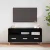 Image de vidaXL Meuble TV Chêne noir 102 x 36 x 50 cm Bois d'ingénierie