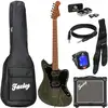 Image de Fazley Outlaw Series Maverick Plus HH Black starterset