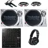 Image de Technics SL-1200MK7 DJ-draaitafel Starterset met Pioneer DJ DJM-V10 mixer